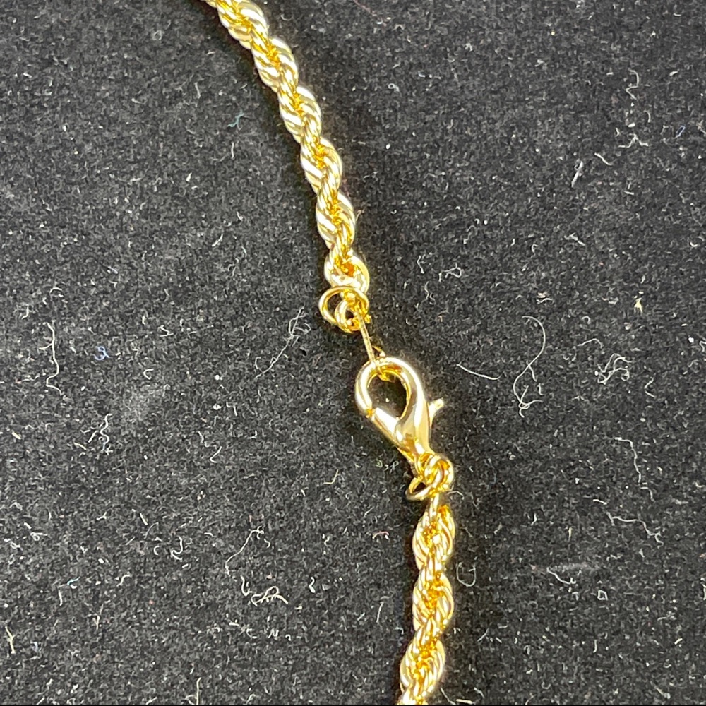 David Yurman style Gold & Silver Citrine Pendant - Picture 2 of 3